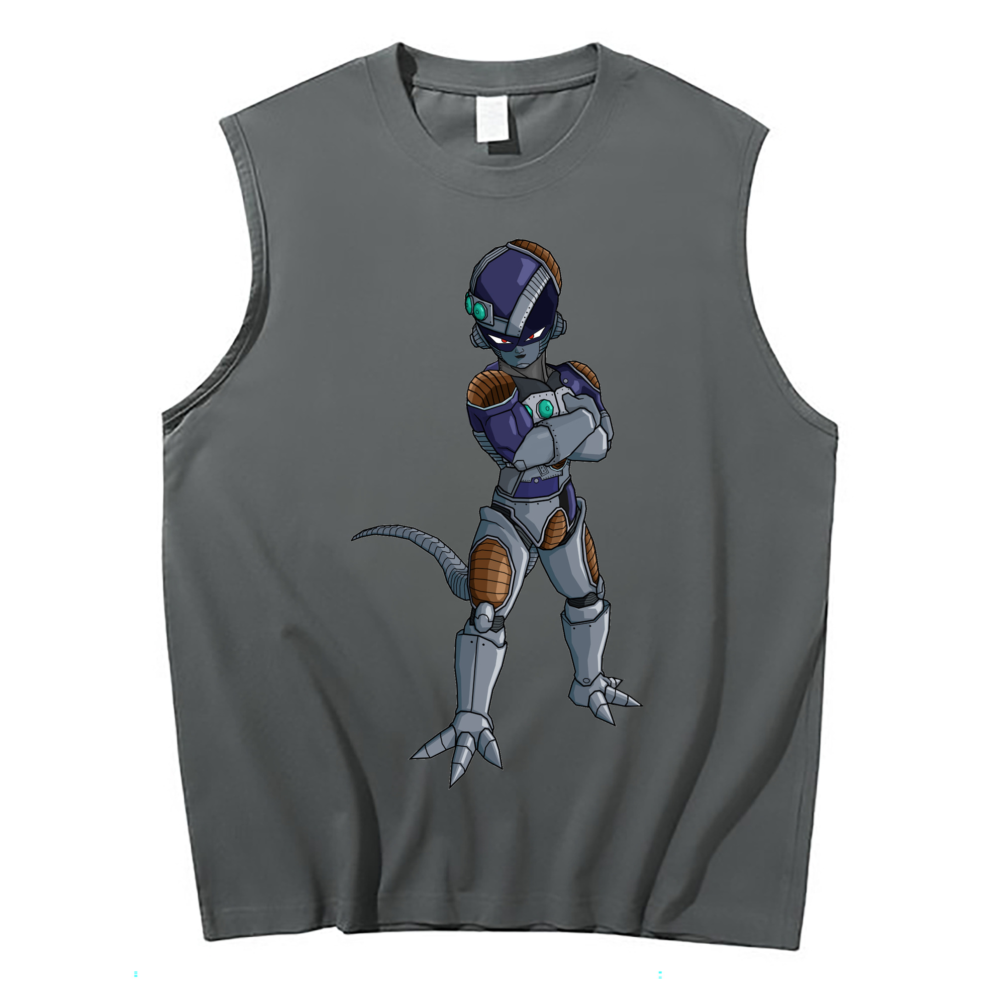 （画像用） ドラゴンボール フリーザ DRAGON BALL Frieza コットン100％タンクトップ（フロントプリント）